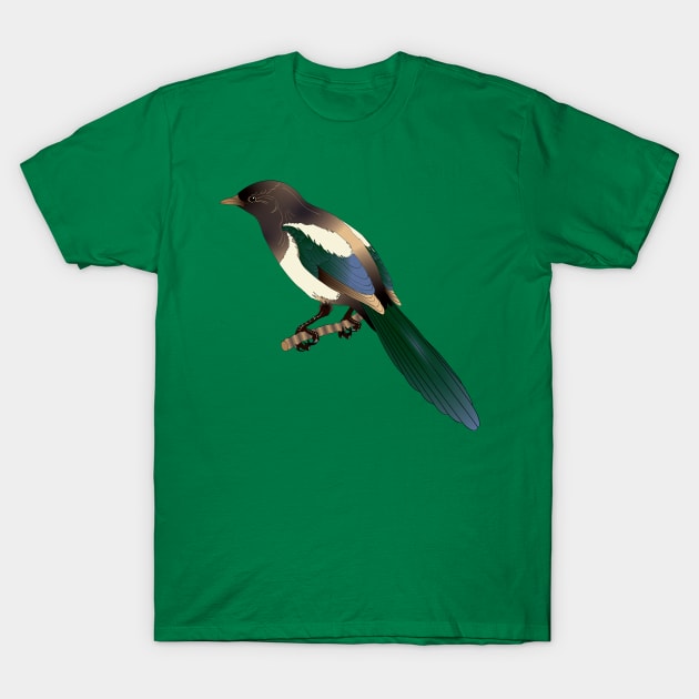 Magpie T-Shirt by OrangeEdenDesigns